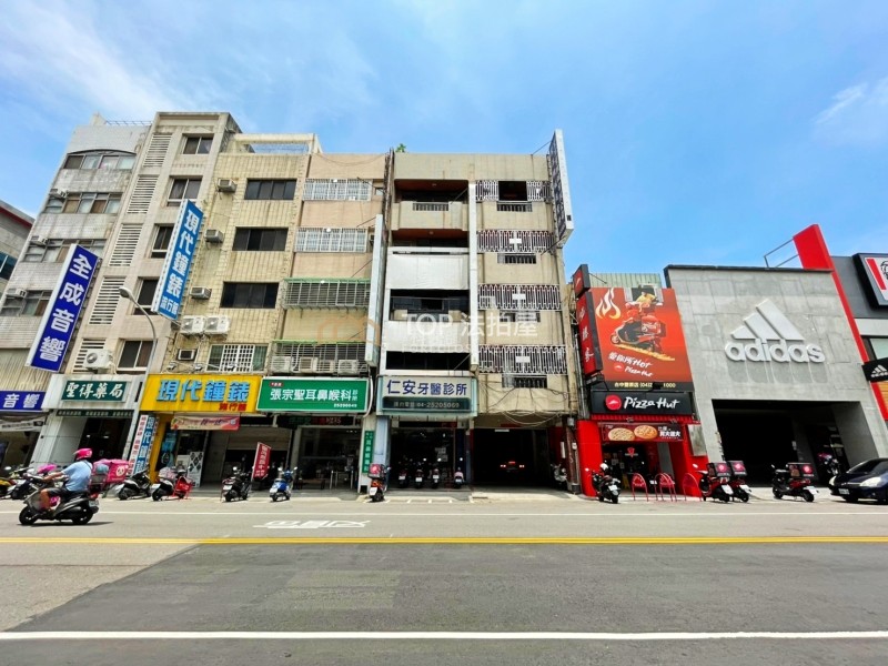台中市豐原區中正路64號、台中市豐原區三民路39巷12之1號｜前後二戶雙門牌｜中正路黃金透店｜第 1 張｜TOP法拍屋