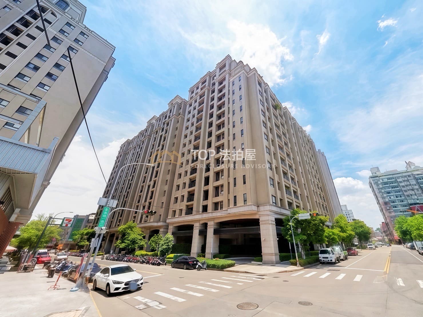 台中市北屯區軍福十六路306號7樓|晴綻花園|四房平面車位|第 1 張|TOP法拍屋